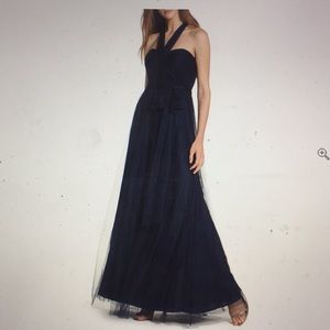 Jenny Yoo Annabelle Convertible Tulle Dress (navy)